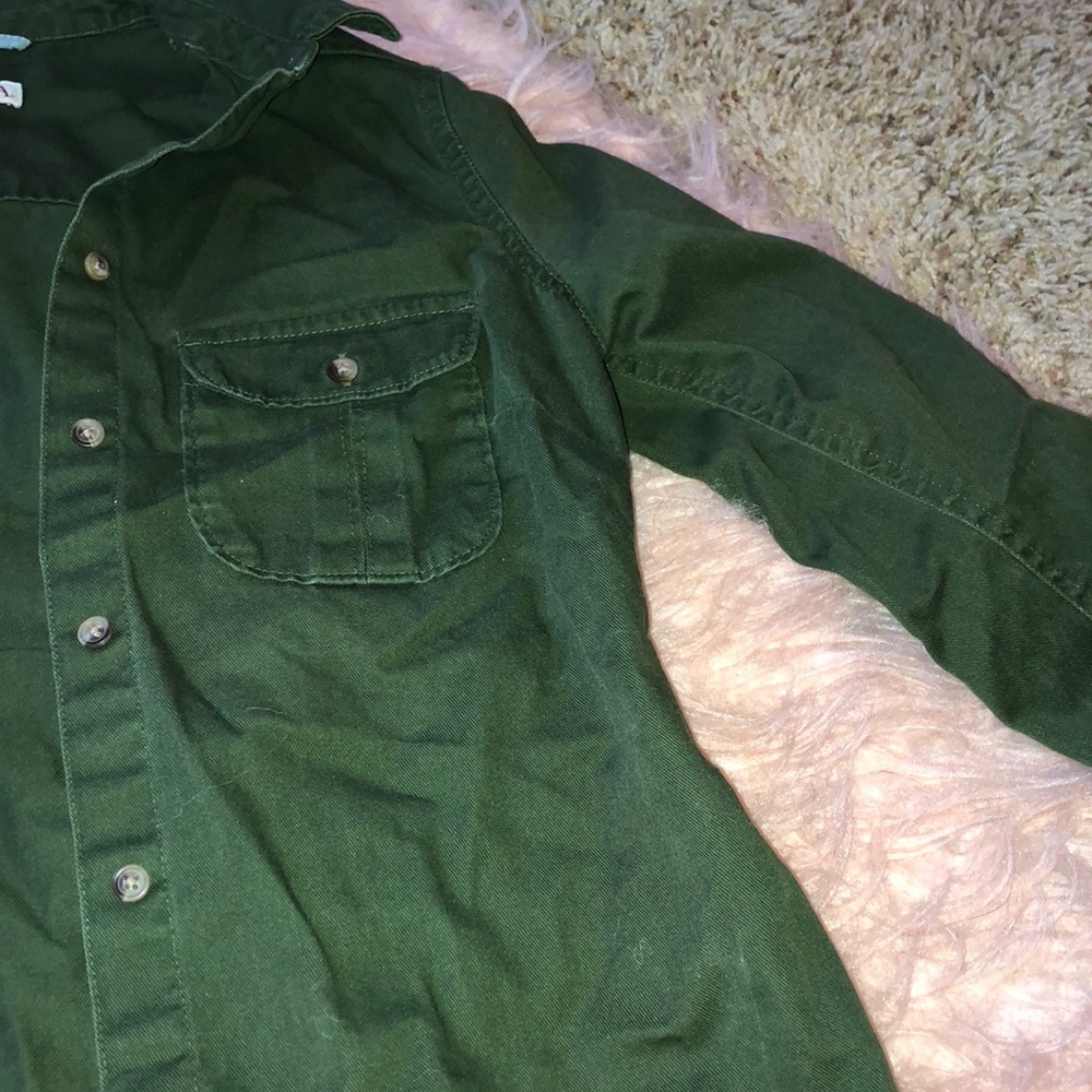 Merona Utility Style Button Up - Picture 3 of 6
